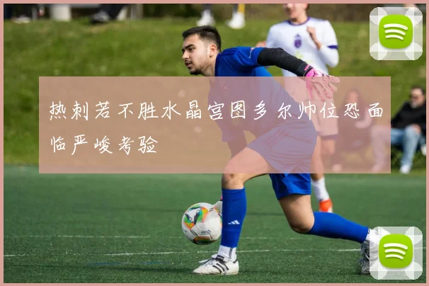热刺若不胜水晶宫图多尔帅位恐面临严峻考验